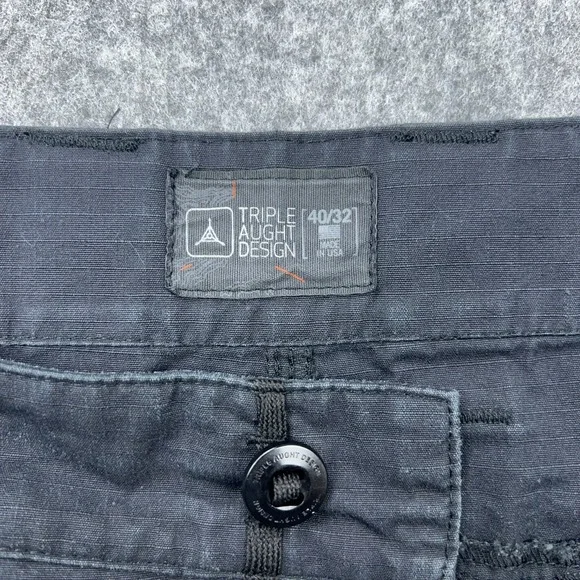 Triple Aught Design Pants Men 40x32 Black Force 10 RS Ripstop Cargo Tactical USA